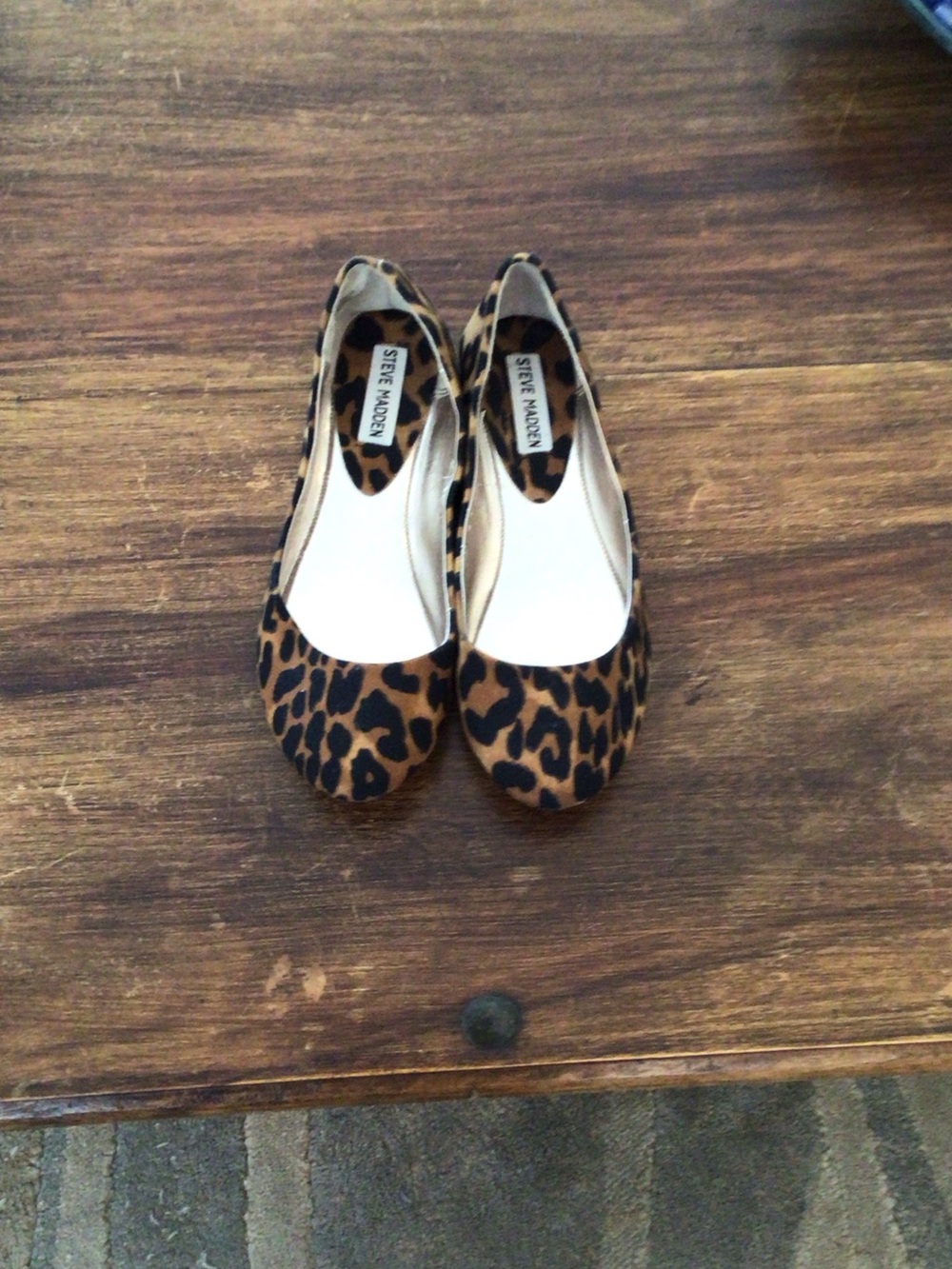 Steve Madden Heaven Leopard print flats